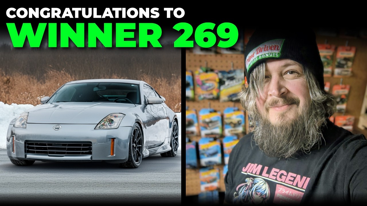 Winner 269! Congratulations to the Winner of our Nissan 350Z Christopher Knighten from Hampton, VA
