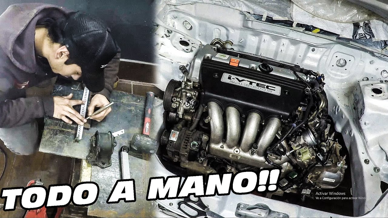 FABRICANDO PATAS DE MOTOR!!! HÁGALO EN CASA WE | K SWAP