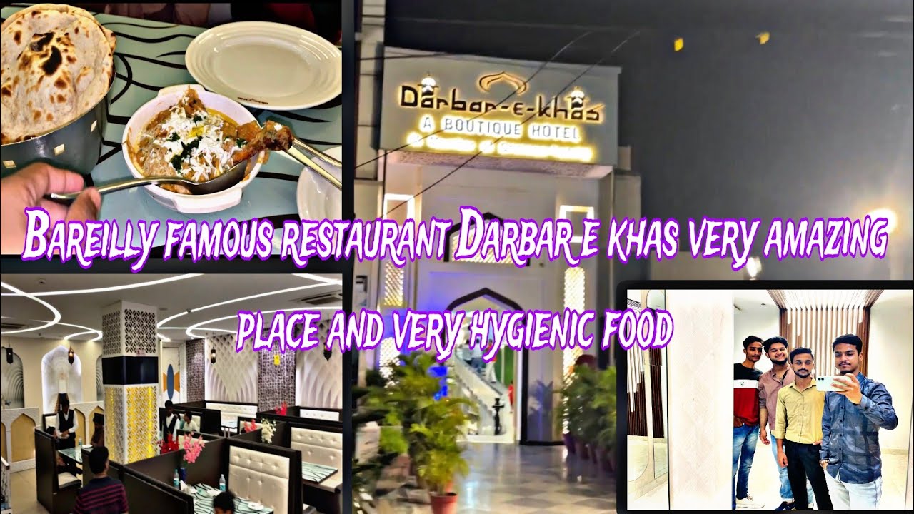 Bareilly famous restaurant Darbare Khas  visit 👍￼ very amazing place and very hygienic food😋#food￼