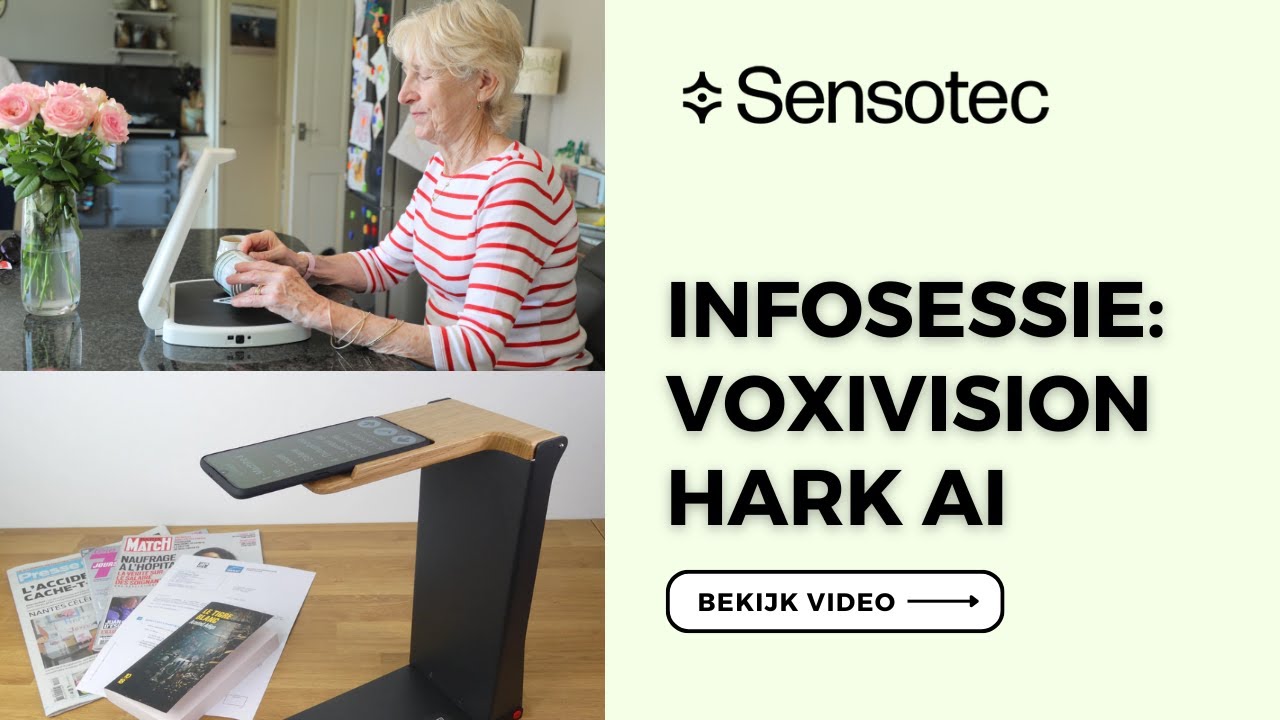 Introductie slimme voorleesapparaten VoxiVision en Hark AI