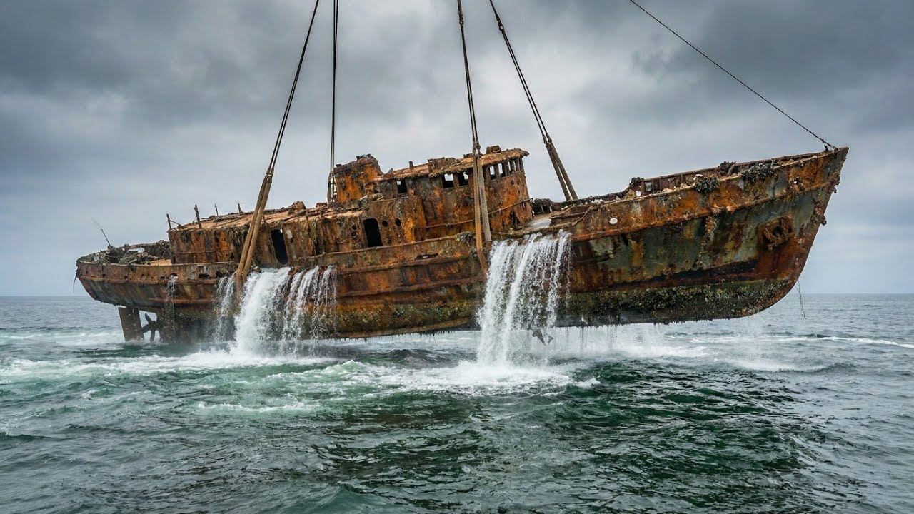 Deep Sea Ship Recovery: Massive Shipwreck Raised & Restored ASMR
