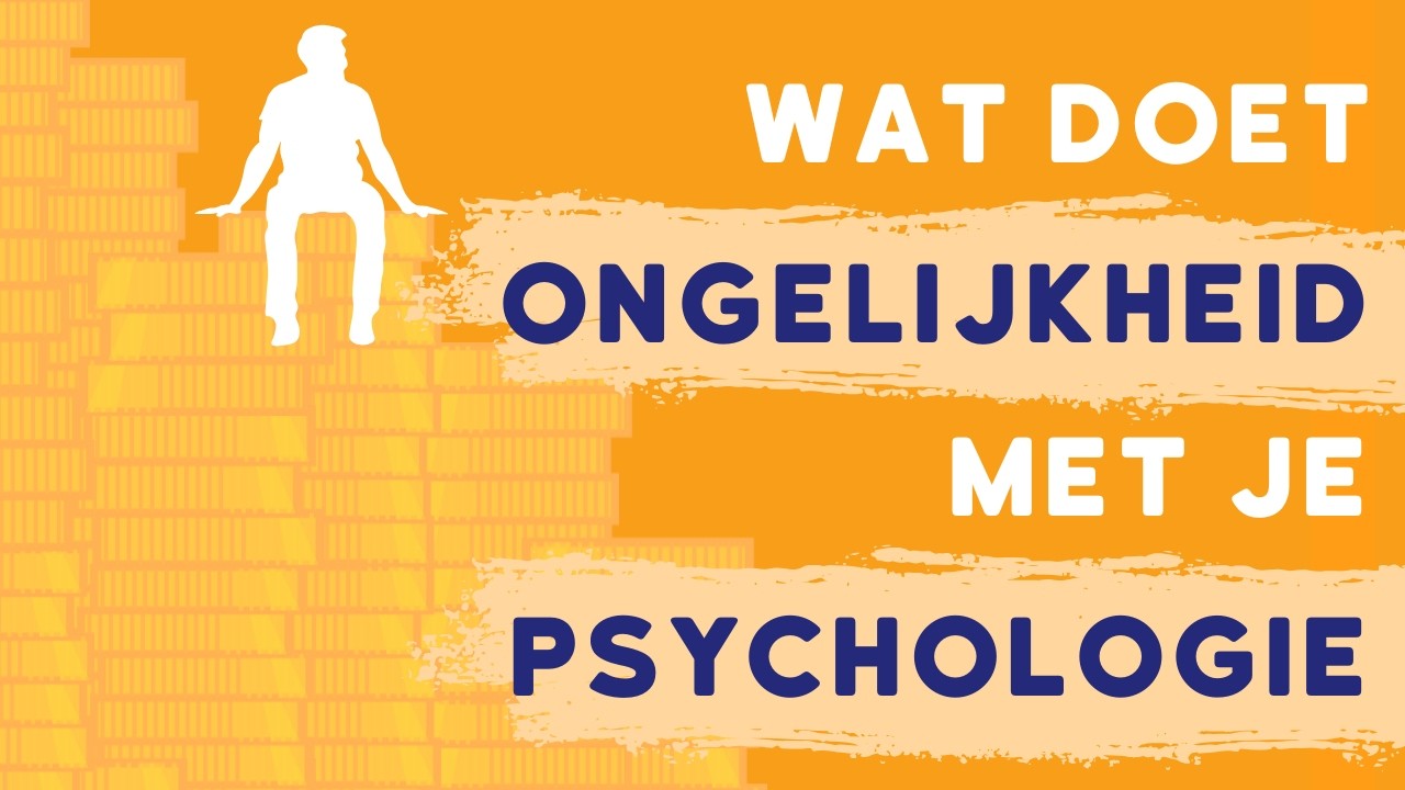 Waarom hebben psychologen het nooit over ongelijkheid?