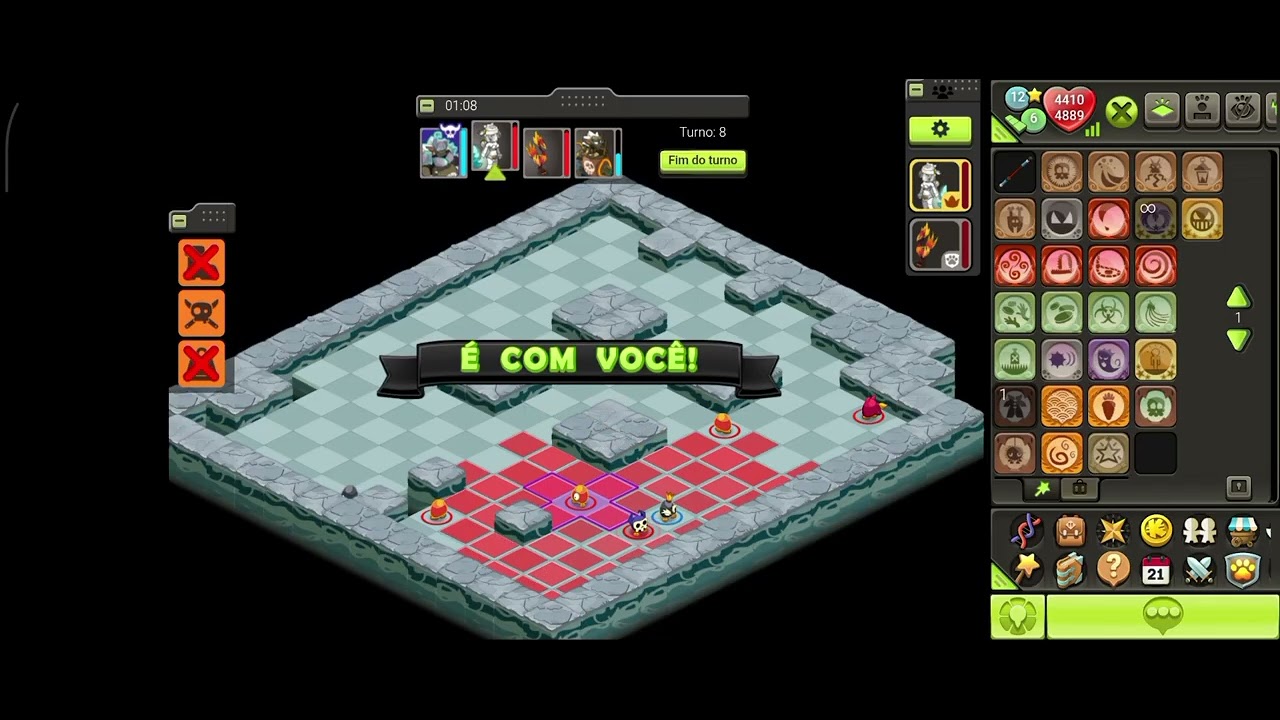 Jogando Dofus Touch #2 - Solando mina de Kifril ( Gordum ) , com Sram Brutal de STR