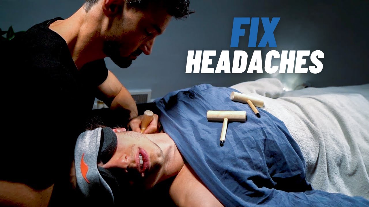 Get Rid of Headaches and Neck Pain with Jaw Massage | ASMR