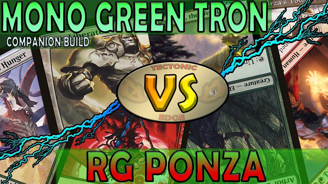 Mono Green Tron VS Red Green Ponza: All the Hate Cards!