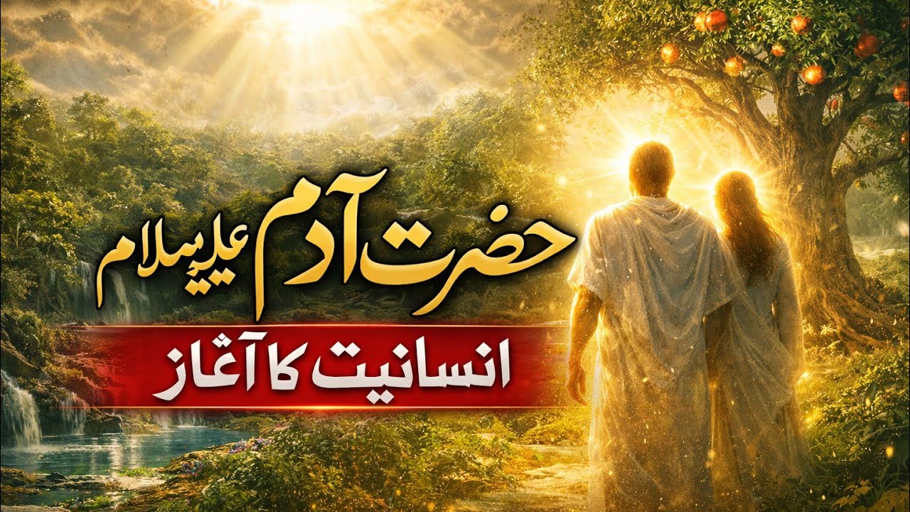Hazrat Adam A.S Ki Puri Kahani | Insaniyat Ka Aaghaz | Islamic Story in Urdu