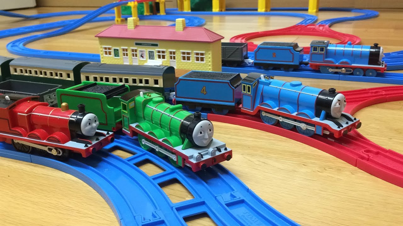 きかんしゃトーマス プラレール エドワード、ヘンリー、ゴードン、ジェームス THOMAS & FRIENDS Plarail Edward, Henry,Gordon,James