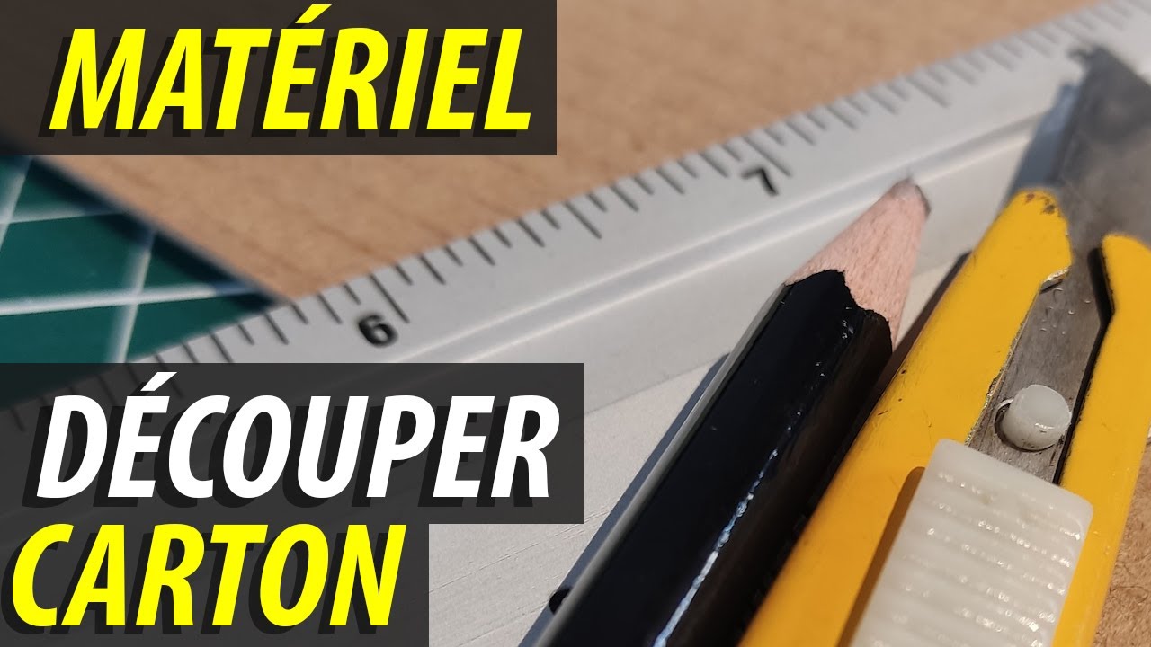 Comment couper du carton correctement et proprement, comment utiliser un cutter ? - 007