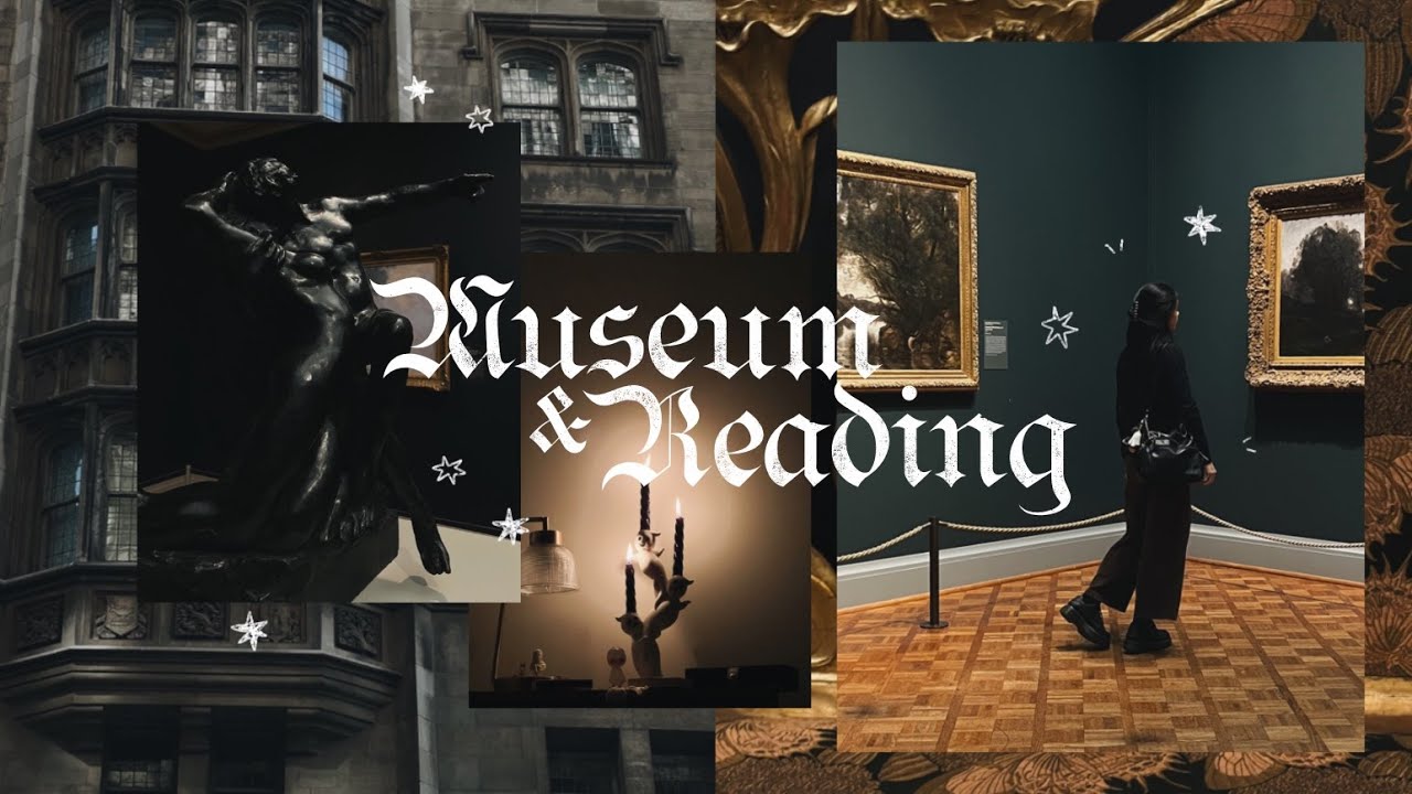 a day at the museum 🍂 reading hemlock and silver ➤029