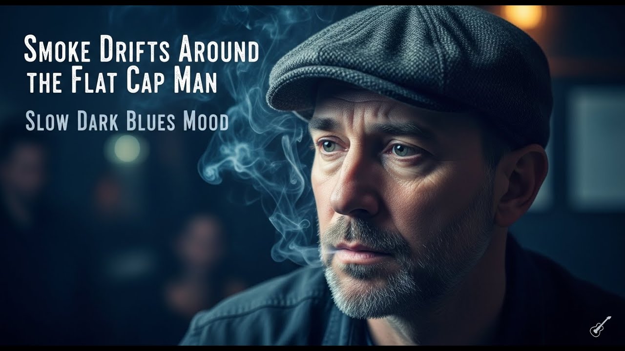 The Shadow Delta Blues – Smoke Drifts Around the Flat Cap Man – Slow Dark Blues Mood