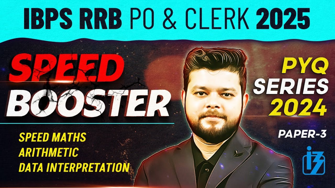 IBPS RRB PO & Clerk 2025 | Quants PYQ Series | Paper-3 | By Siddharth Srivastava