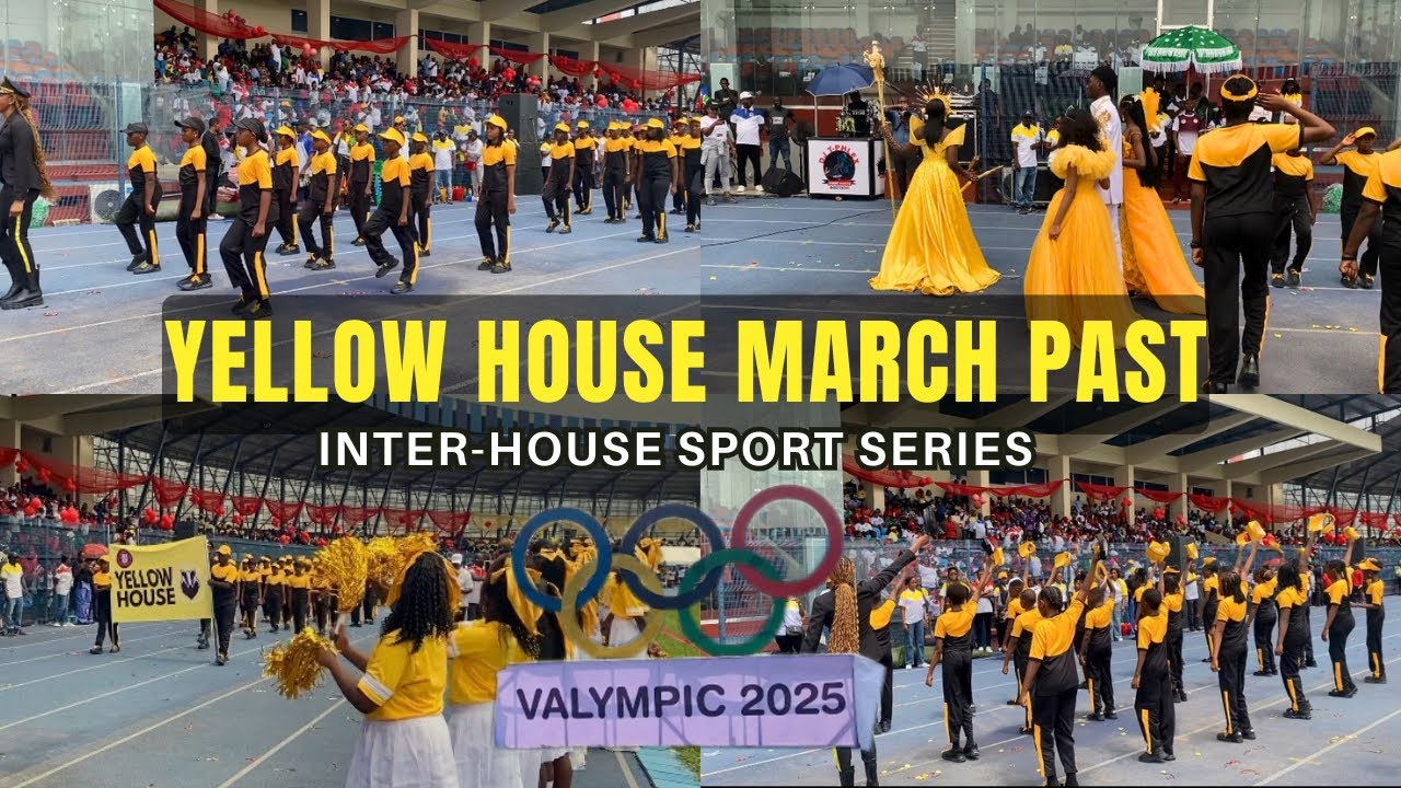 YELLOW HOUSE MARCH-PAST || Valympic 4.0 || 2025 ¦¦ Inter-House sport day series with The Amazon Deb