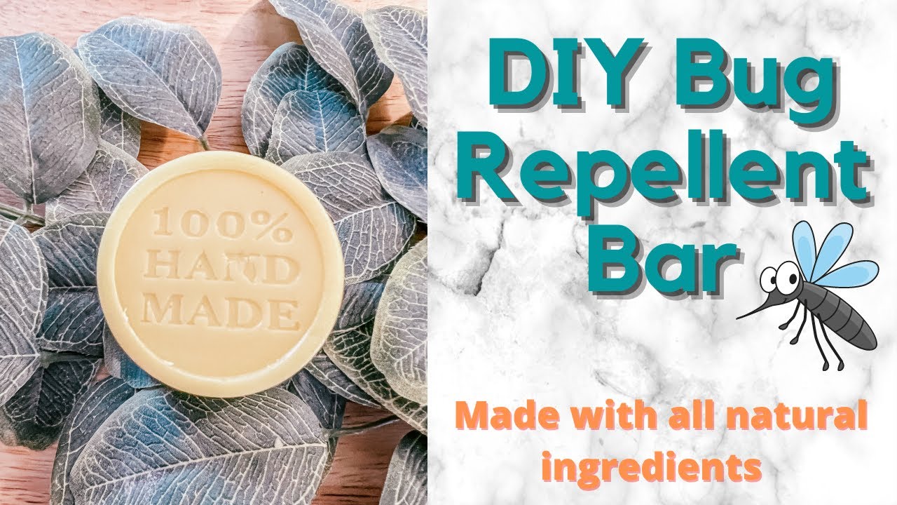 How To Make An All Natural Bug Repellent Bar @bellalunasoapery