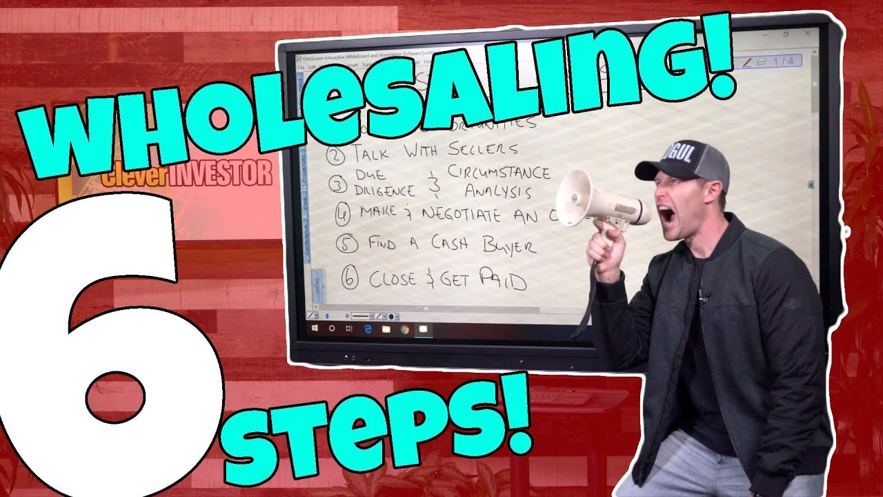 6 Steps To Wholesale Real Estate (🤑Part 1)