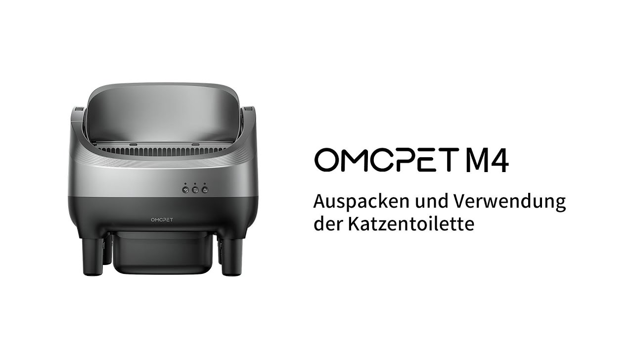 M4 Automatische Katzentoilette | Installationsanleitung (Deutsch)