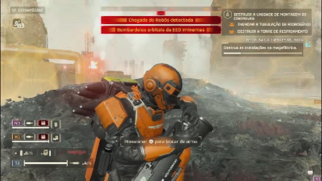 Helldivers 2 ajudando na tomada de Cyberstan (morte a todos os bots)