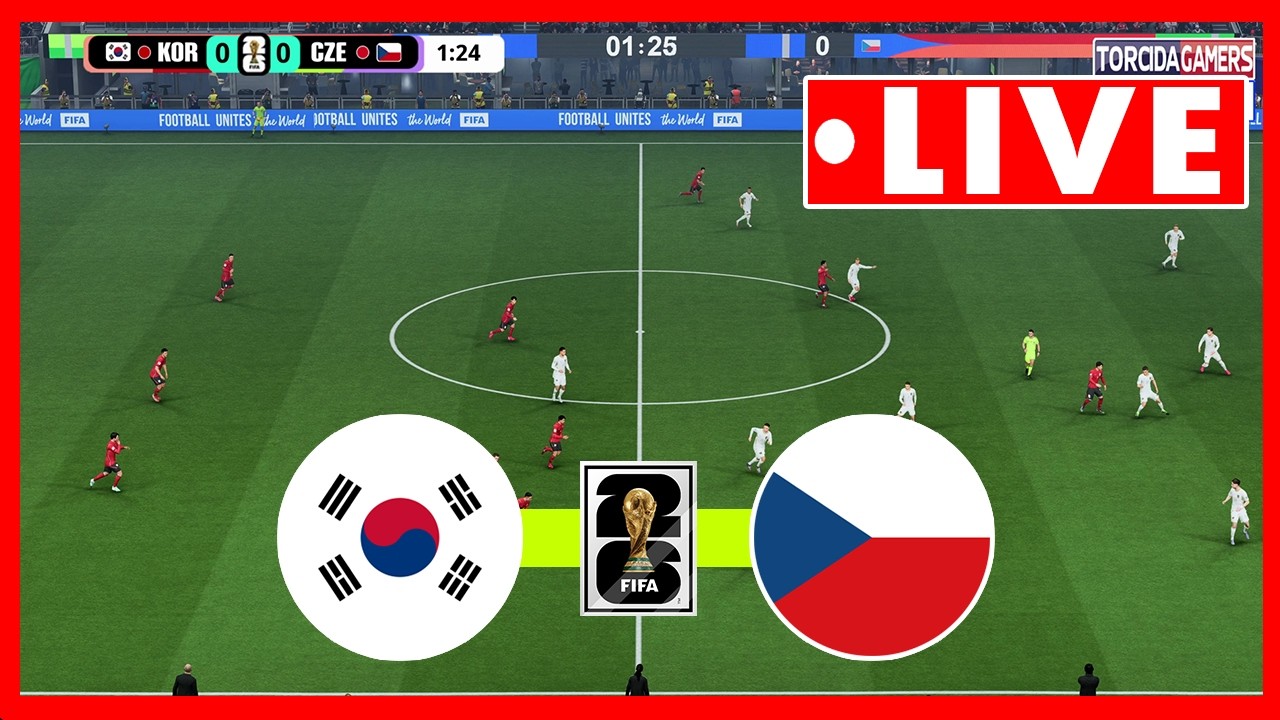Korea Republic vs Czechia LIVE | FIFA World Cup 2026 | Match Today Simulation
