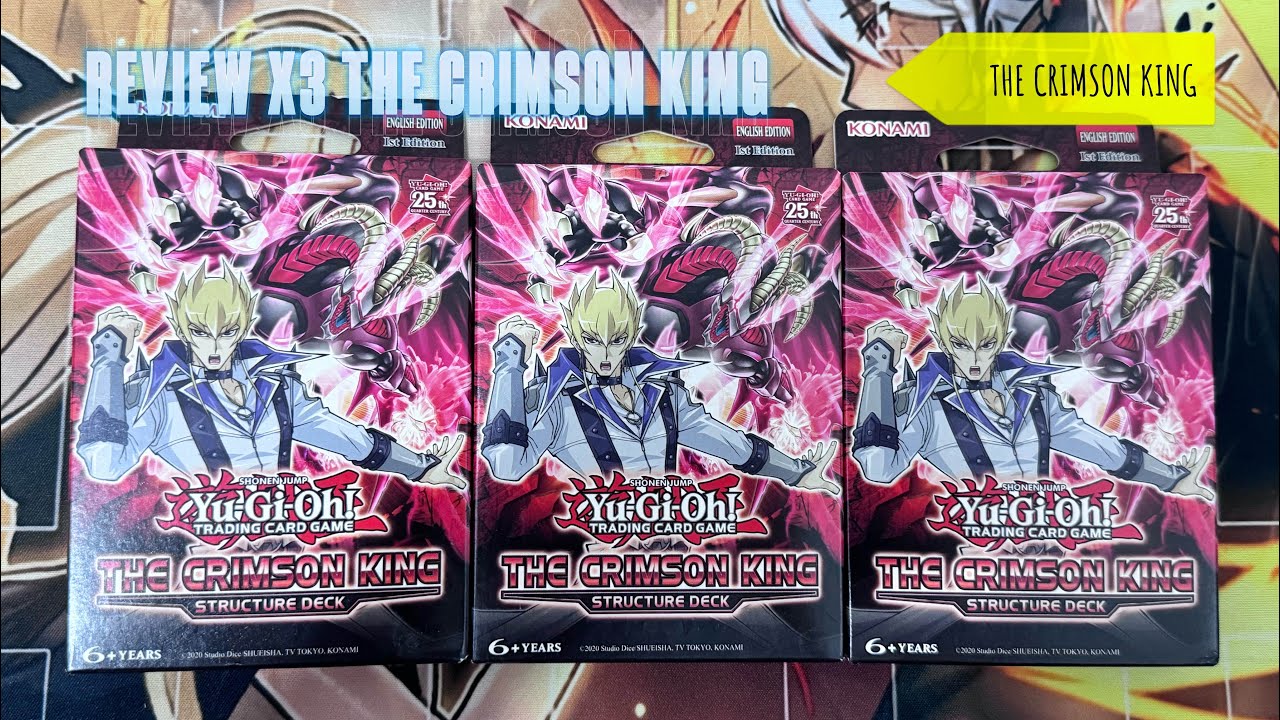 Mở Hộp & Build Deck Từ 3 Hộp Crimson King - YUGIOH CARD GAME