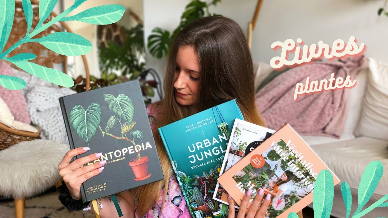 Mes livres sur les Plantes d'intérieur - Plantopedia, Marion Botanical, Urban Jungle…