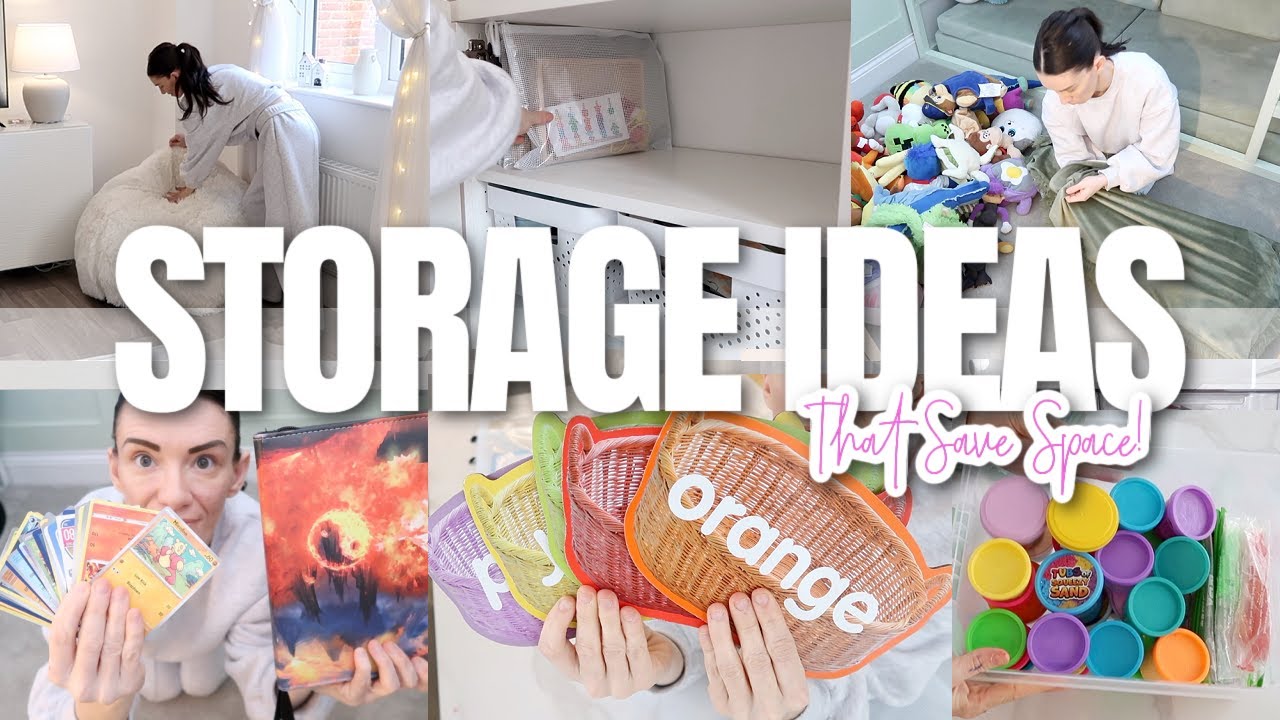 STORAGE IDEAS THAT SAVE SPACE! // How to Organise your home in 2025!