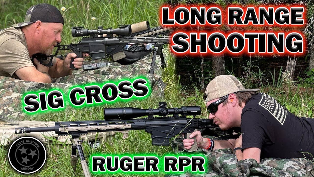 SIG CROSS VS RUGER RPR!!! Long range shooting #longrange #precision #pewpew #outdoors #sig