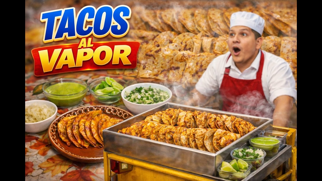 Así se hacen los mejores Tacos a Vapor, receta bien explicada y muy sencilla.