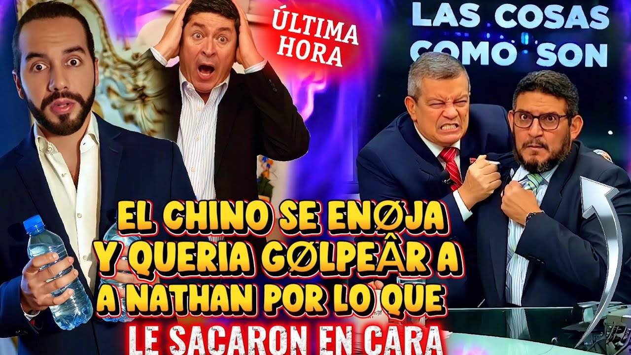BOMBAZO NAYIB BUKELE SORPRENDIDO EL CHINO SE ENLOQUECIØ Y QUERIA IRSELE CON TODO A NATHAN EN VIVO 😱