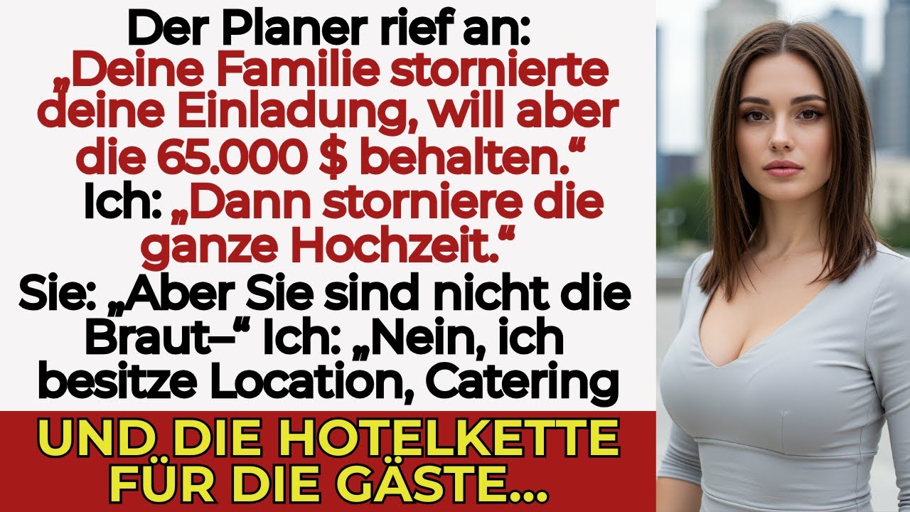 „Meine Familie strich meinen Namen von der Hochzeit meines Bruders — der Planer kassierte 65 000…“