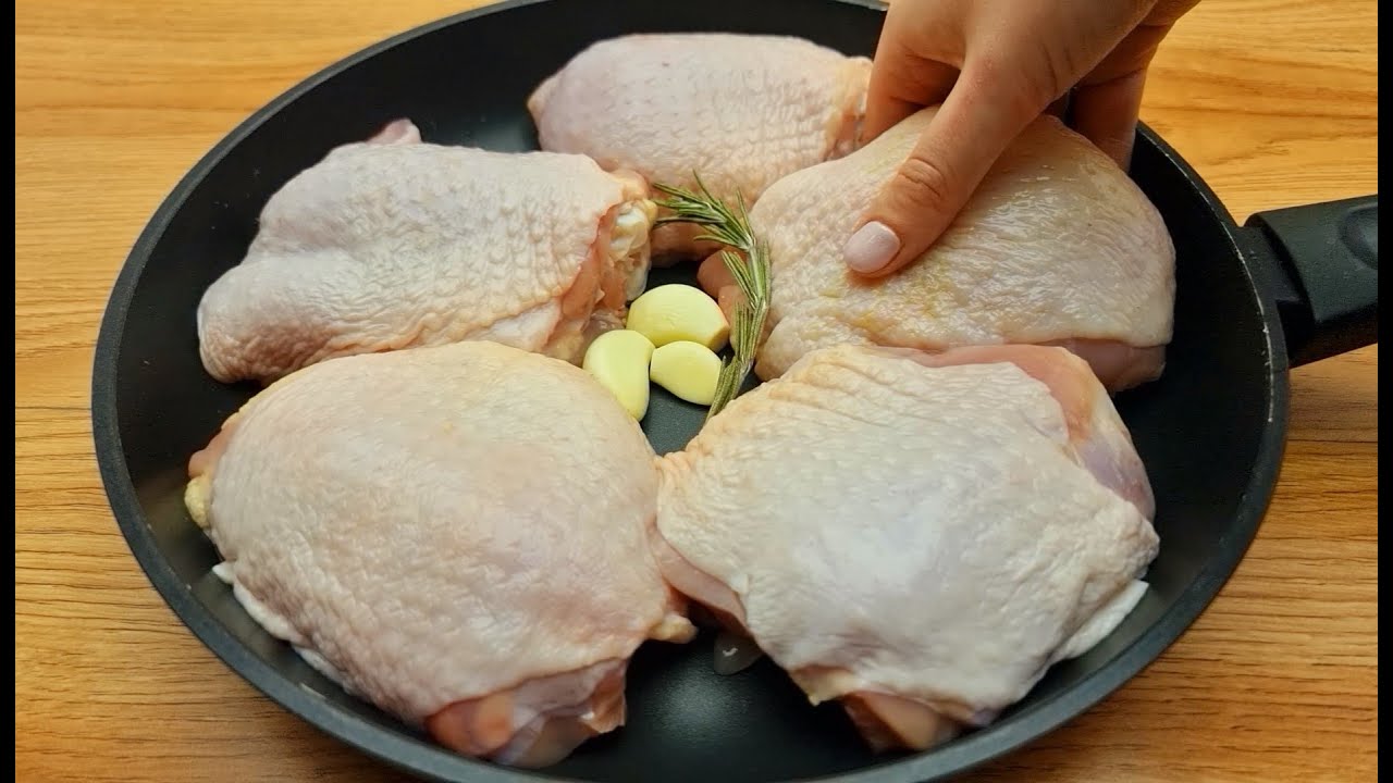 Дедушка научил меня готовить нереально вкусные куриные бедра! Без духовки!