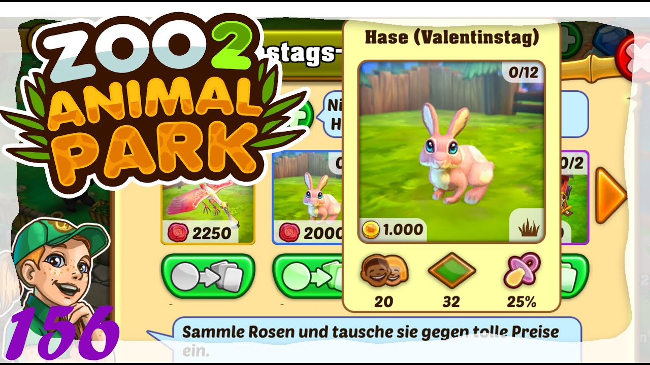 Zoo 2: Animal Park - Level 93 und Rosen eintauschen - Valentinsevent /#156/ Let´s Play (Deutsch)