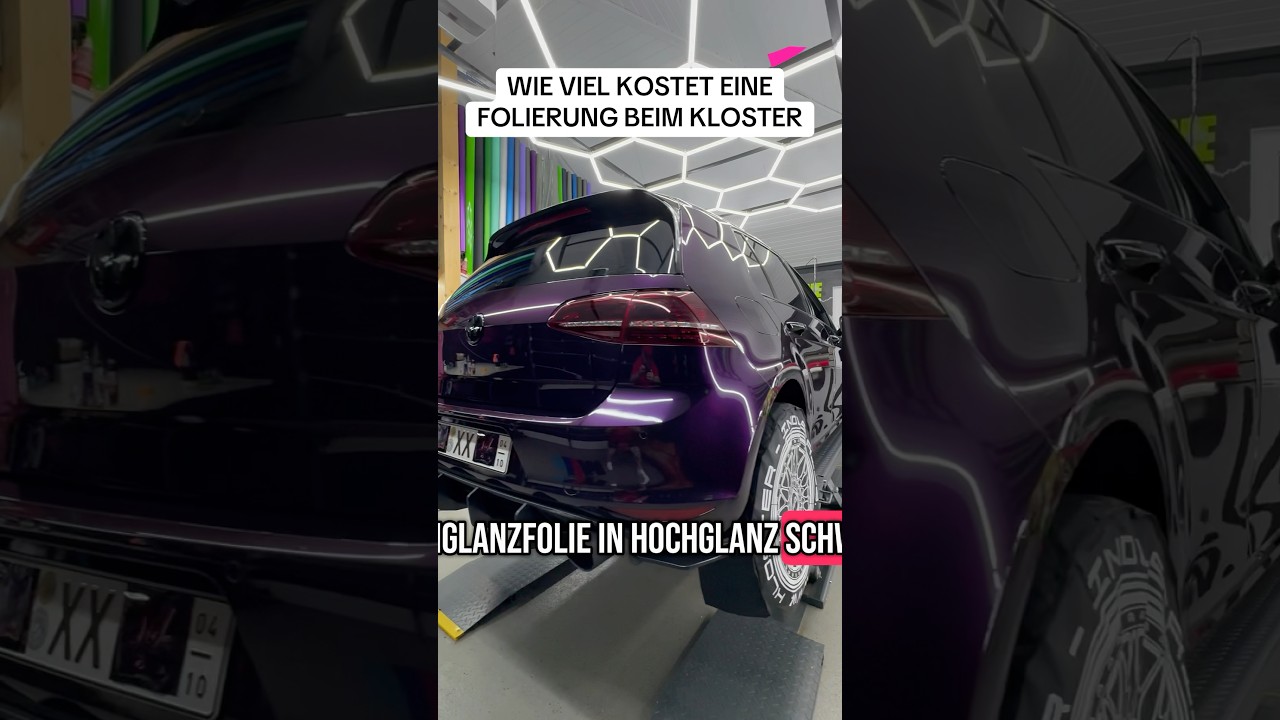 Was kostet eine Folierung beim Kloster Inozetek und 3M High Gloss