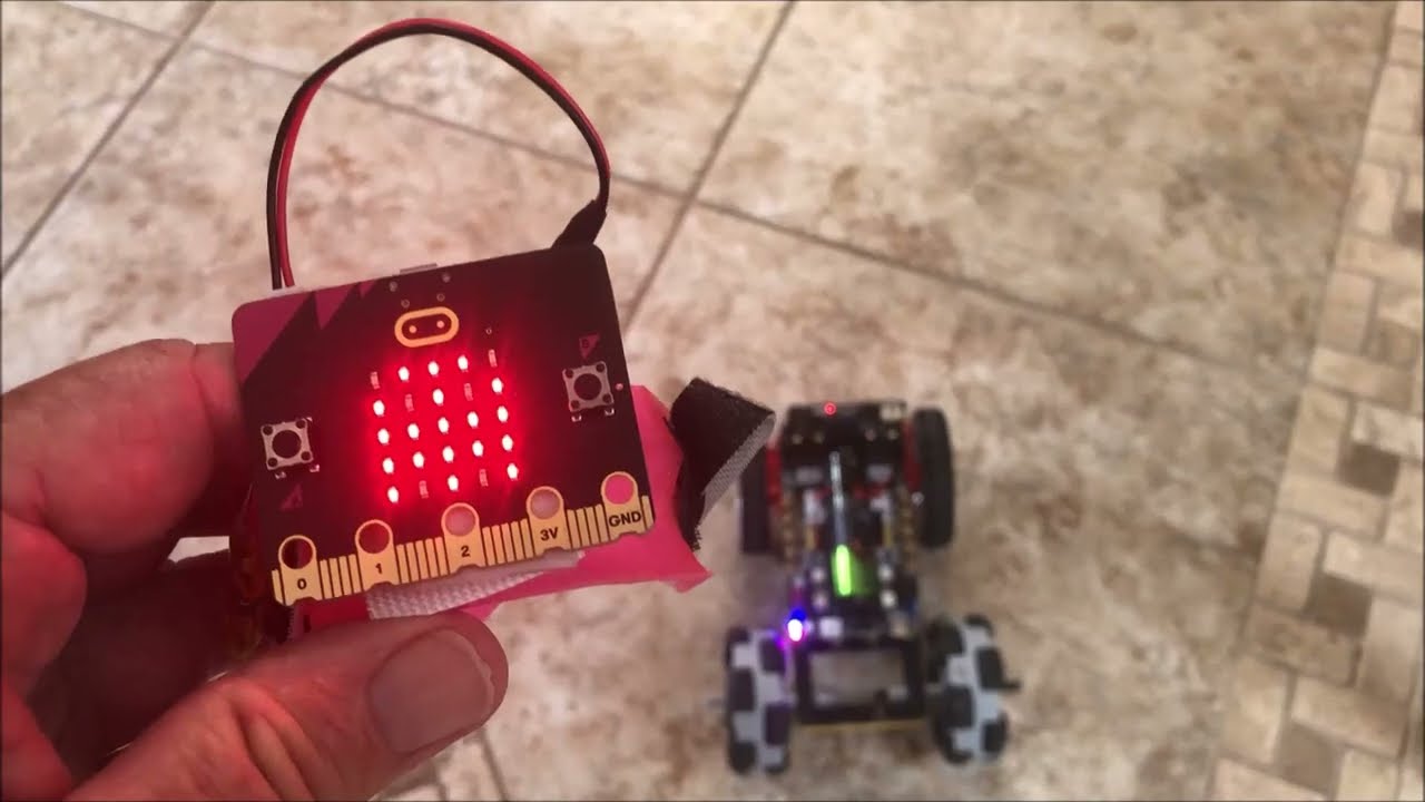 LEGO Bot Car RC with Micro:bit CreateAI and Superbit