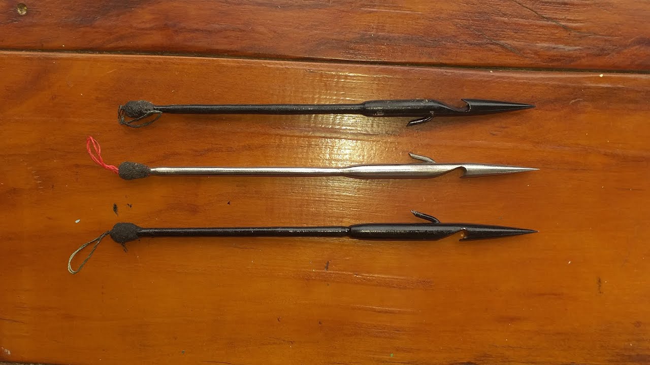 como fazer seta para pesca com estilingue