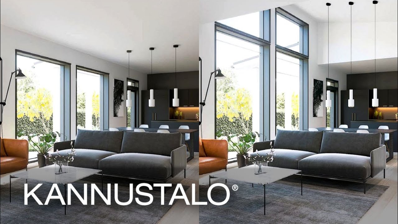 Huonekorkeudet - Kannustalo