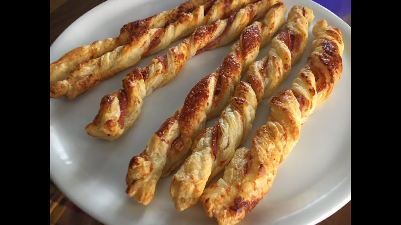 Torsades Feuilletées au Jambon cru et Parmigiano || Recette pour l'apéritif
