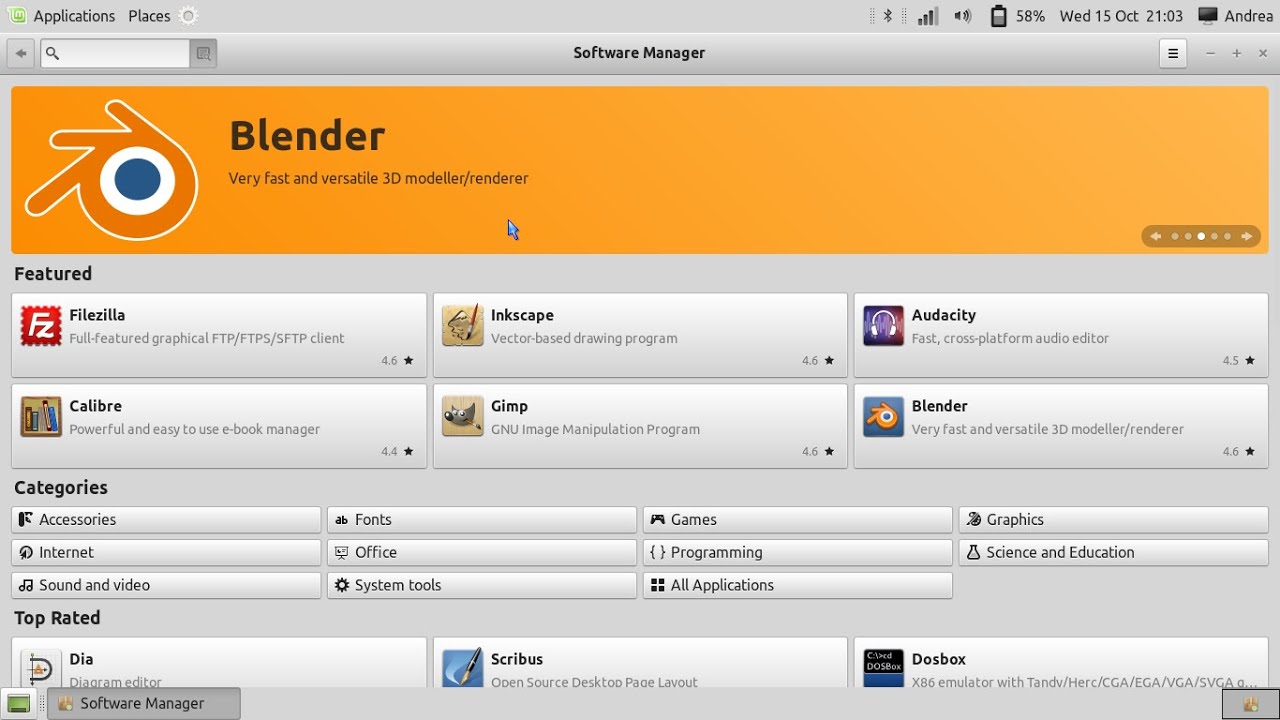 Как установить Центр приложений Linux Mint на Debian.