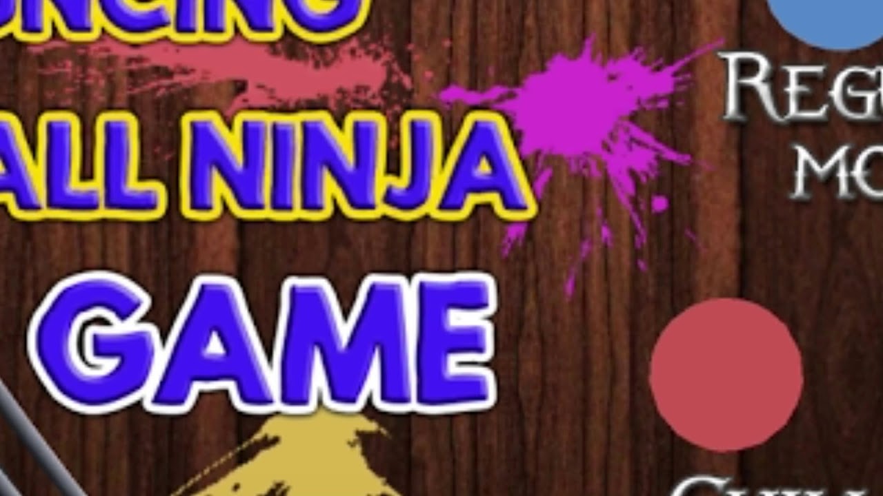 Bouncing Ball Ninja Game