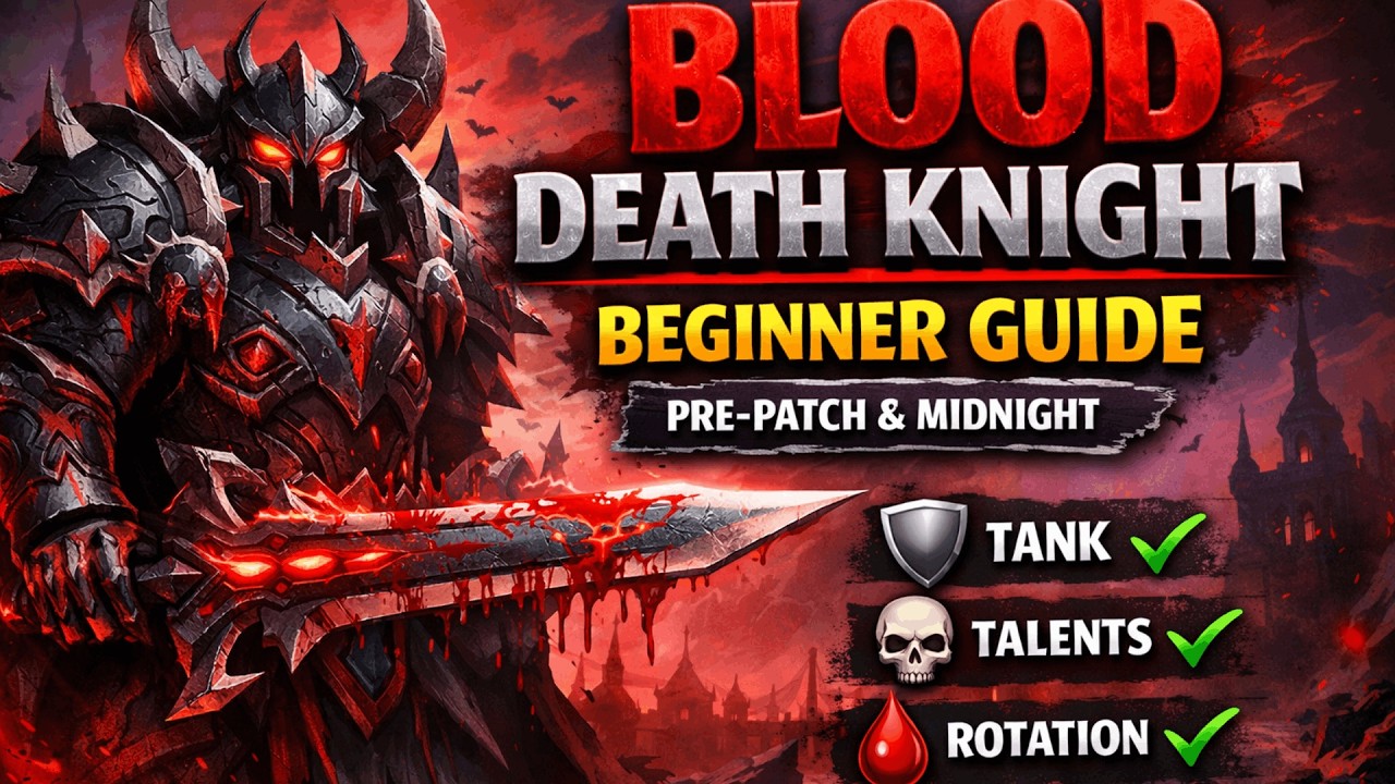 Blood Death Knight Mythic Plus Beginner Guide – Pre Patch & Midnight Season 1