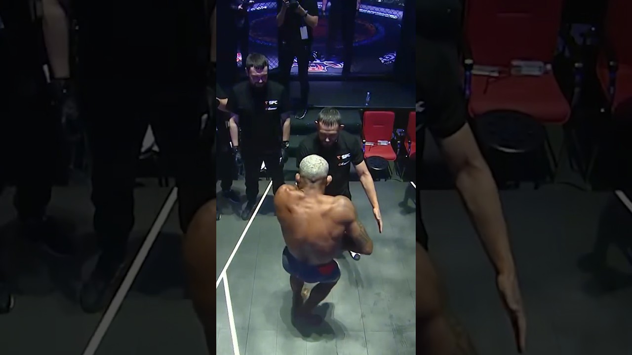 He just kept dancing&hellip; former UFC fighter Alex Oliveira at Shlemeko FC