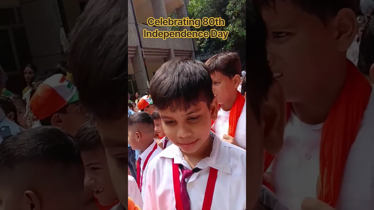 Wisdom Public School Celebrating 80th Independence Day