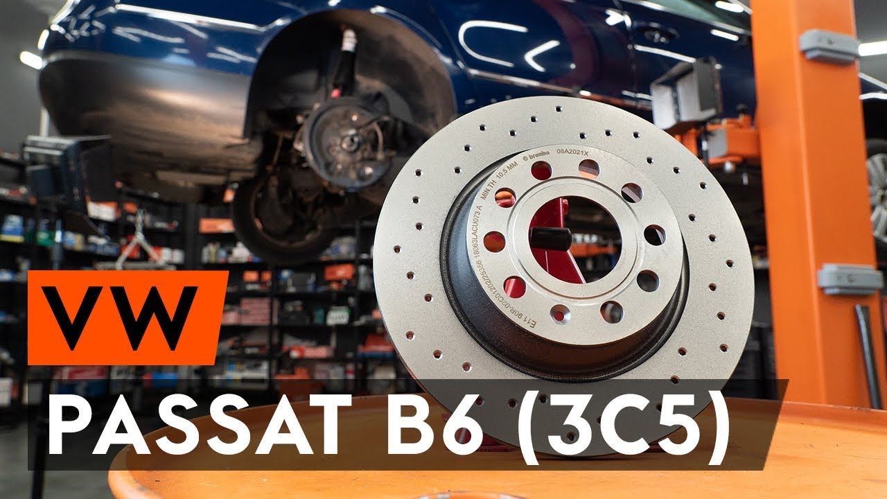VW PASSAT B6 (3C5) hátsó féktárcsa csere [ÚTMUTATÓ AUTODOC]