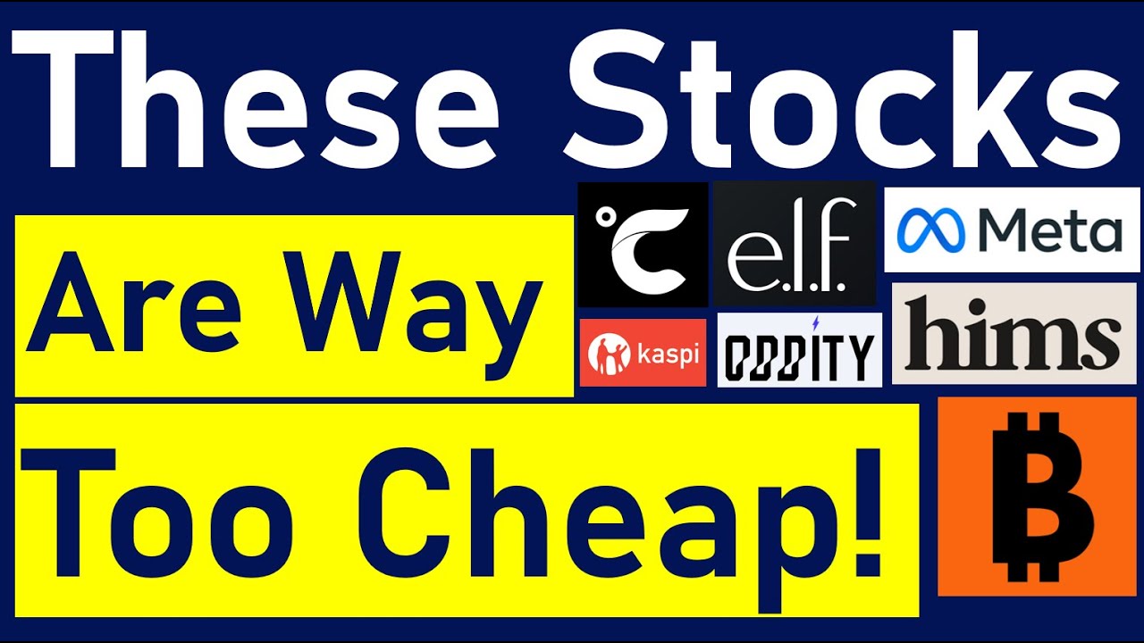7 Growth Stocks that are WAY TOO CHEAP after this Sell-Off! Undervalued? (CELH ELF META HIMS MSTR..)