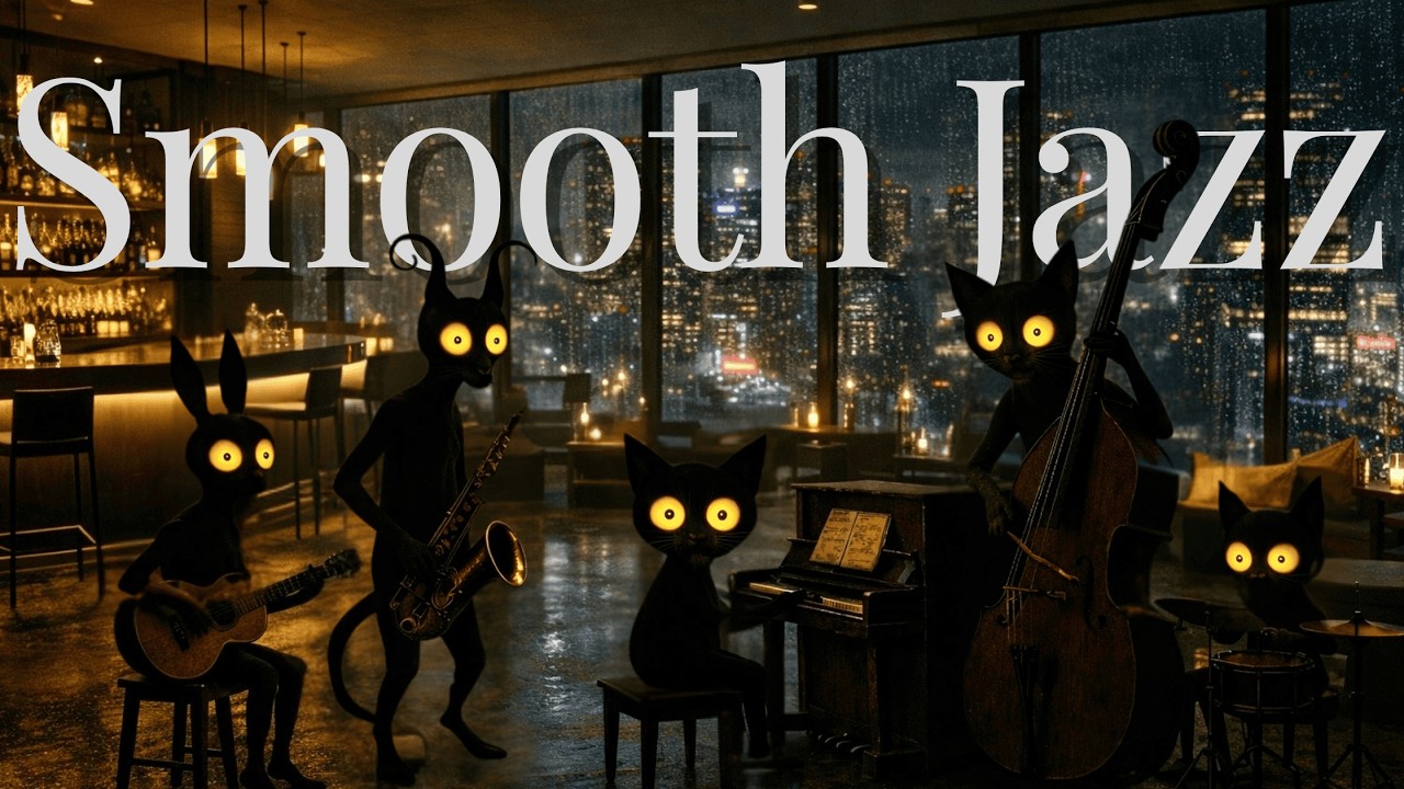 [ LIVE ] 夜景ラウンジで流れるスムースジャズ | Smooth Jazz for Work & Sleep｜作業・読書・睡眠用BGM