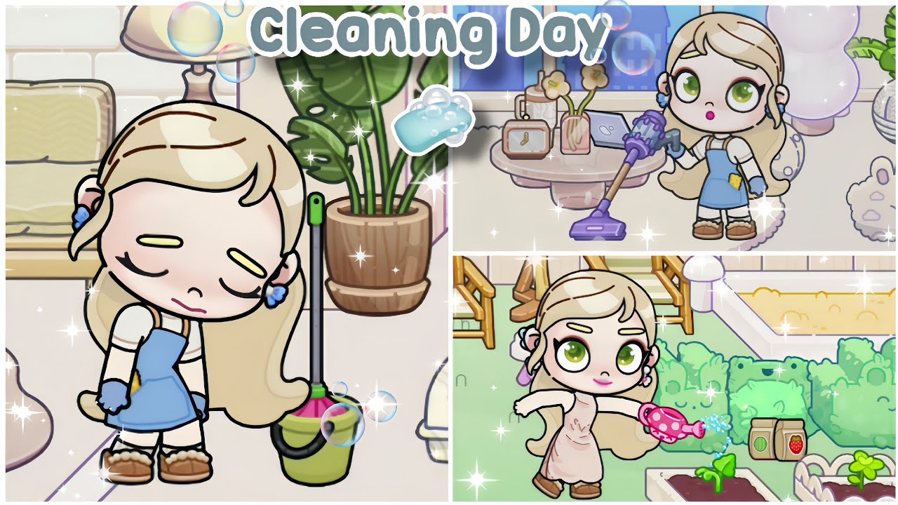 My Cleaning day Routine 🧼 | Avatar World