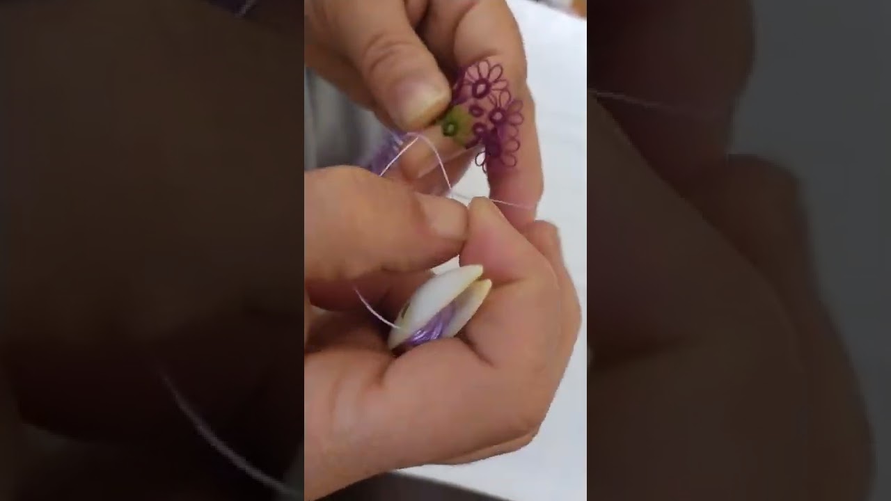 yelpaze model mekik oyası/elişi/mekik