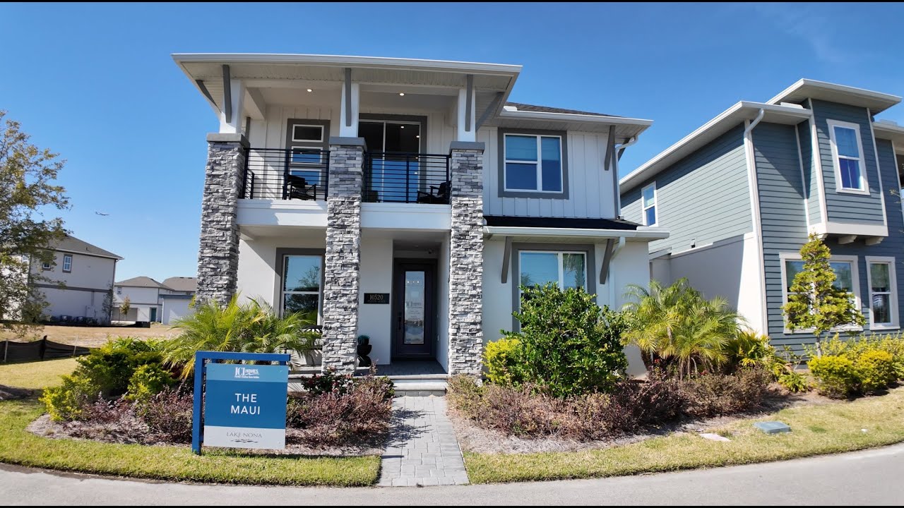 New Construction Home Tour in Lake Nona, Orlando | 5-Bed, 4-Bath (Maui Model – Laureate Park)