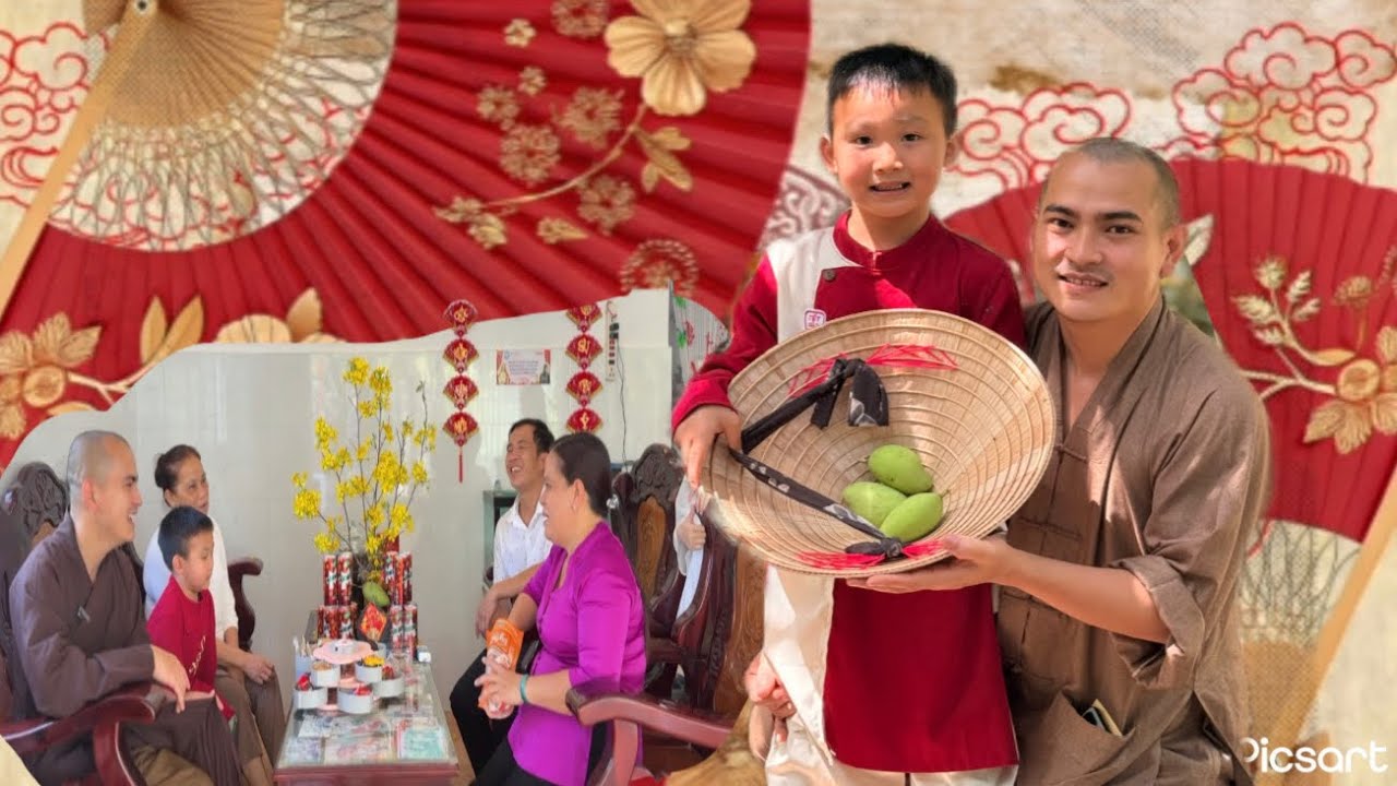 Thầy Lâm Về Lại Quê Hương Chúc Tết Cha Mẹ Và Anh Chị Sau Ngày Dài Xa Cách Cùng Món Chay Quê Hương 