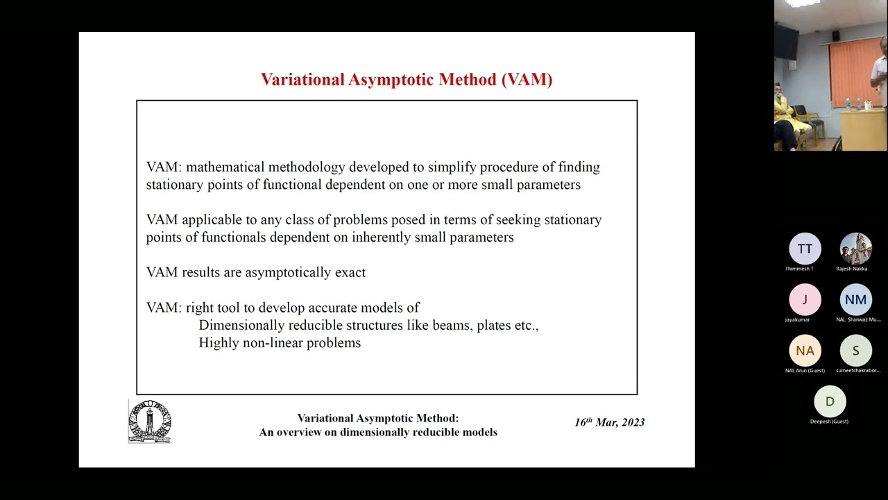 W⨒NDS Talk#16: MV Peereswara Rao, Sr. Sc/Engr-'G'/URSC/ISRO & NMCADet Jebin Thomas: VAM: An overview