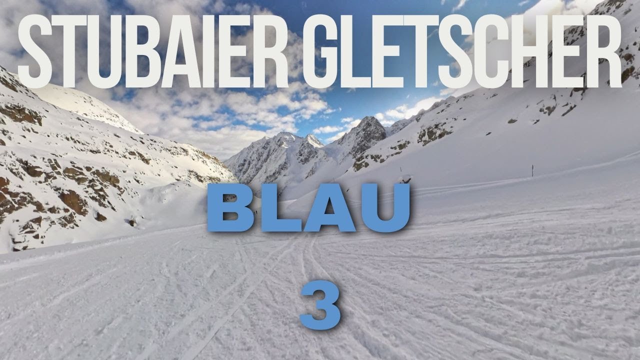 Ski POV - Stubaier Gletscher -  Blue Piste #3