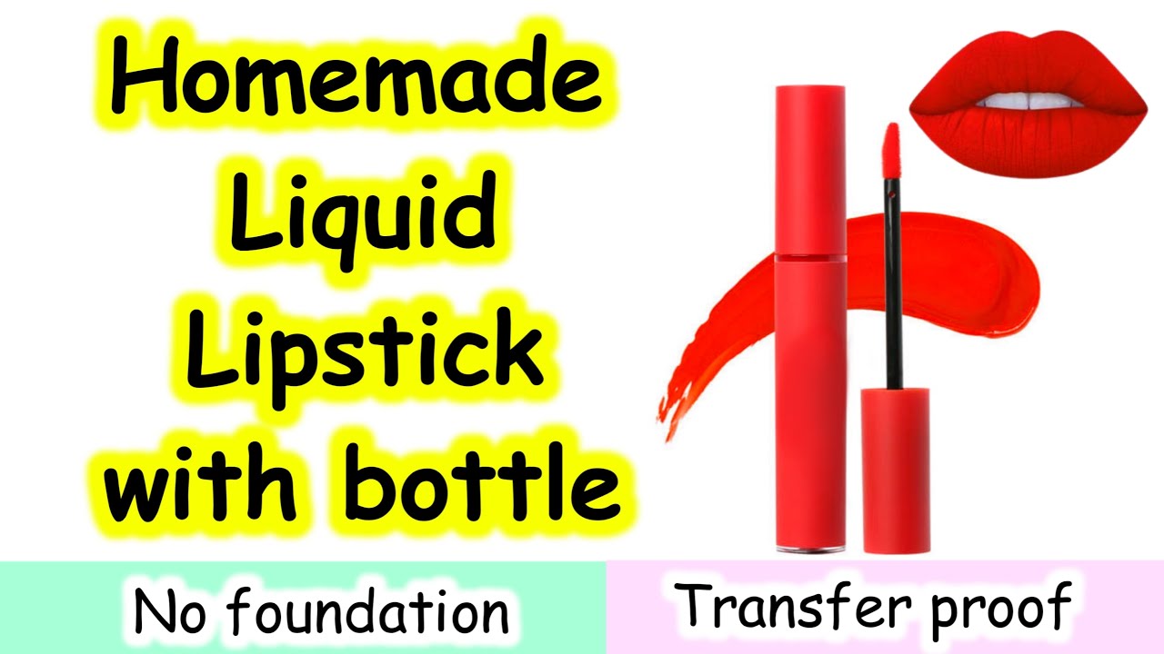 How To Make Liquid Lipstick At Home | DIY Liquid Lipstick | Homemade Liquid Lipstick